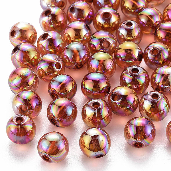 PandaHall Transparent Acrylic Beads, AB Color Plated, Round, Chocolate, 12x11mm, Hole: 2.5mm, about 566pcs/500g Acrylic Round Brown
PandaHall Transparent Acrylic Beads, AB Color Plated, Round, Chocolate, 12x11mm, Hole: 2.5mm, about 566pcs/500g Acrylic Round Brown