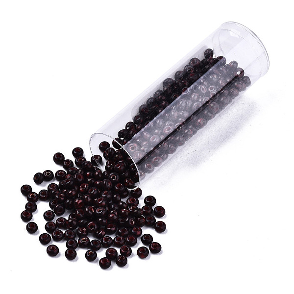 PandaHall Czech Glass Beads, Round Glass Seed Beads, Baking Paint Style, Coconut Brown, 8/0, 3x2mm, Hole: 1mm, about 10g/bottle Czech Glass
PandaHall Czech Glass Beads, Round Glass Seed Beads, Baking Paint Style, Coconut Brown, 8/0, 3x2mm, Hole: 1mm, about 10g/bottle Czech Glass