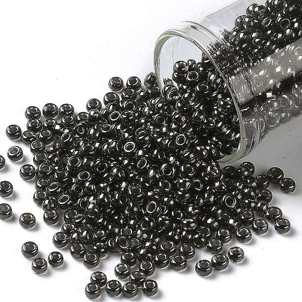 PandaHall TOHO Round Seed Beads, Japanese Seed Beads, (282) Inside Color Charcoal, 8/0, 3mm, Hole: 1mm, about 222pcs/10g Glass Black
PandaHall TOHO Round Seed Beads, Japanese Seed Beads, (282) Inside Color Charcoal, 8/0, 3mm, Hole: 1mm, about 222pcs/10g Glass Black