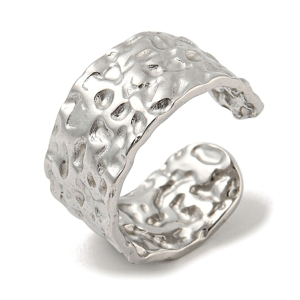 PandaHall 304 Stainless Steel Textured Open Cuff Ring, Stainless Steel Color, US Size 7 1/2(17.7mm) 304 Stainless Steel
PandaHall 304 Stainless Steel Textured Open Cuff Ring, Stainless Steel Color, US Size 7 1/2(17.7mm) 304 Stainless Steel