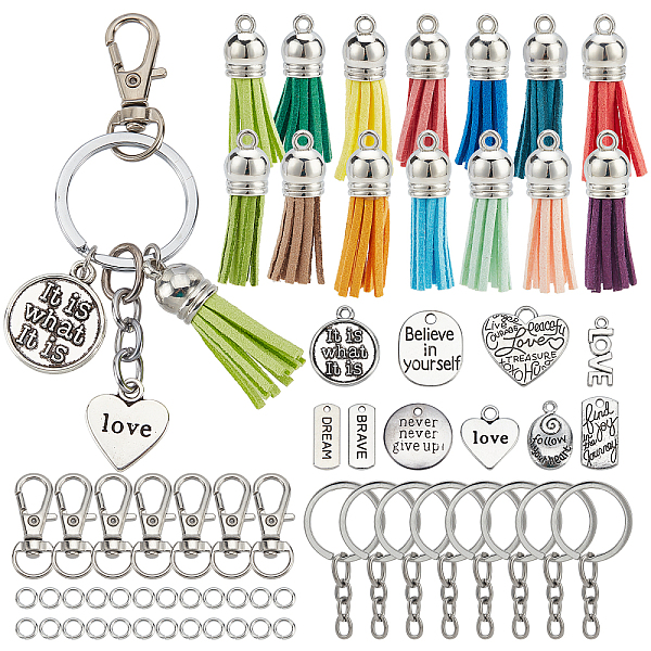 PandaHall SUNNYCLUE 180Pcs DIY 20 Sets Keychain Tassels Bulk Inspirational Charms Key Chain Making Kit Faux Suede Tassel Inspiration Charms...
PandaHall SUNNYCLUE 180Pcs DIY 20 Sets Keychain Tassels Bulk Inspirational Charms Key Chain Making Kit Faux Suede Tassel Inspiration Charms...