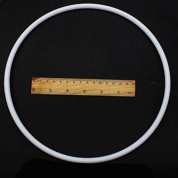 PandaHall PP Plastic Hoops, Macrame Ring, for Crafts and Woven Net/Web with Feather Supplies, Round, White, 250x7mm Plastic Ring White
PandaHall PP Plastic Hoops, Macrame Ring, for Crafts and Woven Net/Web with Feather Supplies, Round, White, 250x7mm Plastic Ring White