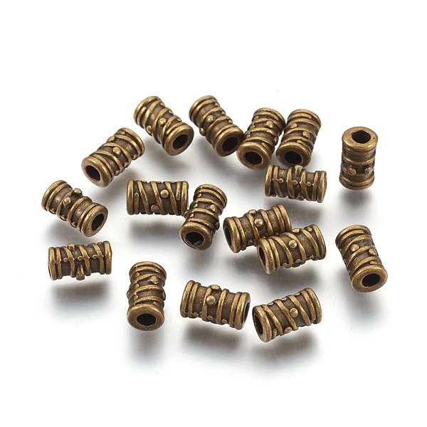 PandaHall Tibetan Style Alloy Beads, Grooved Beads, Column, Cadmium Free & Lead Free, Antique Bronze, 9x5.5mm, Hole: 3mm Alloy Column
PandaHall Tibetan Style Alloy Beads, Grooved Beads, Column, Cadmium Free & Lead Free, Antique Bronze, 9x5.5mm, Hole: 3mm Alloy Column