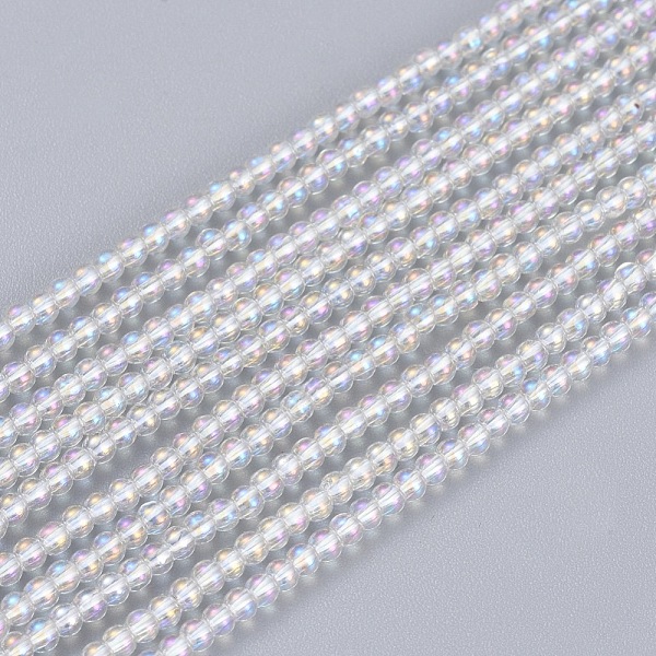 PandaHall Electroplate Glass Beads Strands, Round, AB Color Plated, Clear AB, 2mm, Hole: 0.6mm, about 180pcs/strand, 14.17 inch(36cm) Glass..., White
PandaHall Electroplate Glass Beads Strands, Round, AB Color Plated, Clear AB, 2mm, Hole: 0.6mm, about 180pcs/strand, 14.17 inch(36cm) Glass..., White