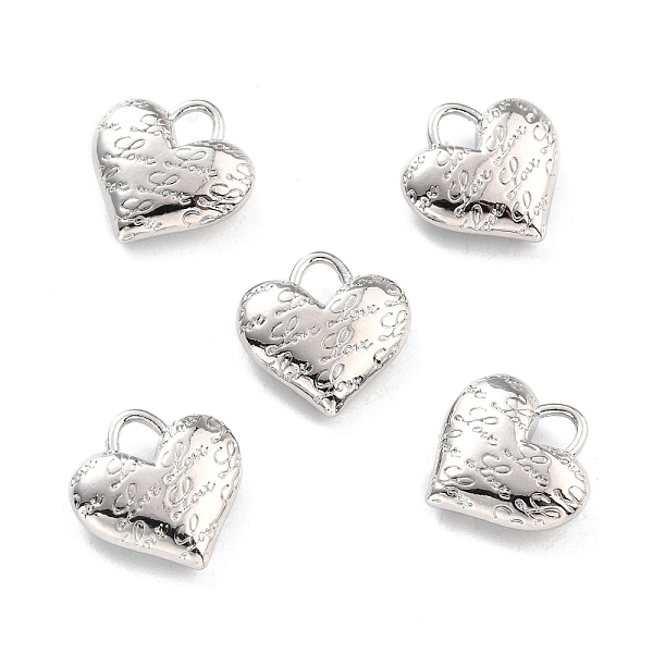 PandaHall Alloy Pendants, Cadmium Free & Lead Free, Heart, Platinum, 16.5x16x5mm, Hole: 4x3.5mm Alloy Heart
PandaHall Alloy Pendants, Cadmium Free & Lead Free, Heart, Platinum, 16.5x16x5mm, Hole: 4x3.5mm Alloy Heart