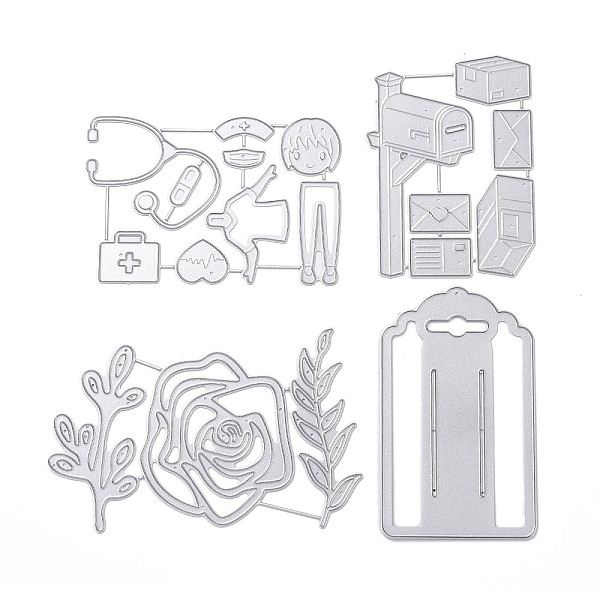 PandaHall Carbon Steel Cutting Dies Stencils, for DIY Scrapbooking, Photo Album, Decorative Embossing Paper Card, Matte Platinum Color...
PandaHall Carbon Steel Cutting Dies Stencils, for DIY Scrapbooking, Photo Album, Decorative Embossing Paper Card, Matte Platinum Color...