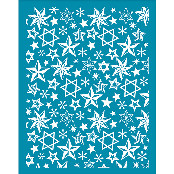 PandaHall Silk Screen Printing Stencil, for Painting on Wood, DIY Decoration T-Shirt Fabric, Star Pattern, 100x127mm Nylon Star Cyan
PandaHall Silk Screen Printing Stencil, for Painting on Wood, DIY Decoration T-Shirt Fabric, Star Pattern, 100x127mm Nylon Star Cyan