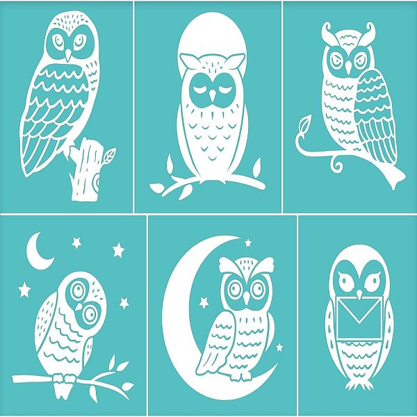 PandaHall OLYCRAFT 2Pcs Self-Adhesive Silk Screen Printing Stencil Owl Pattern Stencil Reusable Mesh Stencils Transfer Washable Home Decor..., Green
PandaHall OLYCRAFT 2Pcs Self-Adhesive Silk Screen Printing Stencil Owl Pattern Stencil Reusable Mesh Stencils Transfer Washable Home Decor..., Green