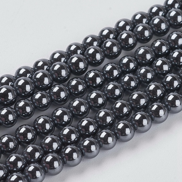 PandaHall Non-Magnetic Synthetic Hematite Beads, AAA Grade Round Beads, Black, 4mm, Hole: 0.8~1mm, about 102pcs/strand Non-magnetic Hematite...
PandaHall Non-Magnetic Synthetic Hematite Beads, AAA Grade Round Beads, Black, 4mm, Hole: 0.8~1mm, about 102pcs/strand Non-magnetic Hematite...