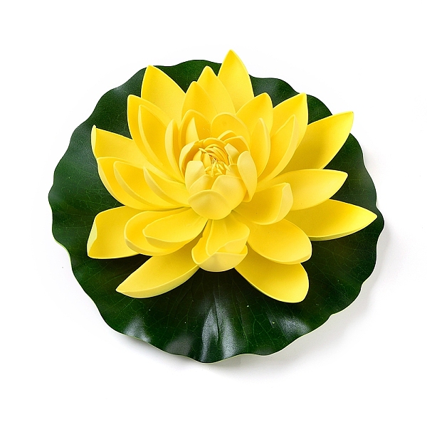 PandaHall Artificial Plastic Lotus Flowers, for Aquarium Home Garden Wedding Decoration, Yellow, 285~289x285~289x88~90mm, Hole: 9.8x4.8mm...
PandaHall Artificial Plastic Lotus Flowers, for Aquarium Home Garden Wedding Decoration, Yellow, 285~289x285~289x88~90mm, Hole: 9.8x4.8mm...