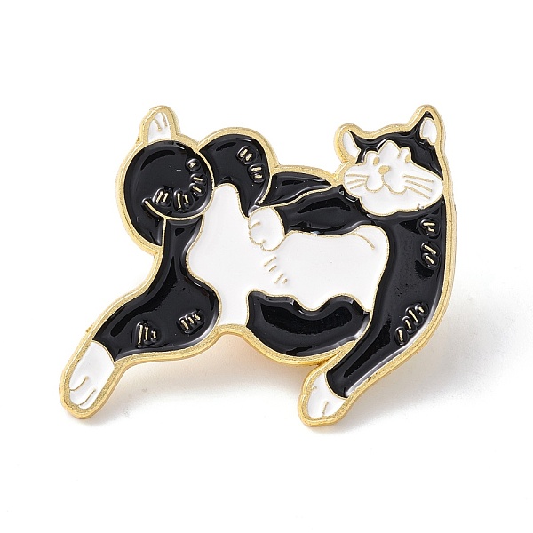 PandaHall Cat Enamel Pin, Animal Alloy Brooch for Backpack Clothes, Light Gold, Black, 28x35x1mm Alloy+Enamel Black
PandaHall Cat Enamel Pin, Animal Alloy Brooch for Backpack Clothes, Light Gold, Black, 28x35x1mm Alloy+Enamel Black