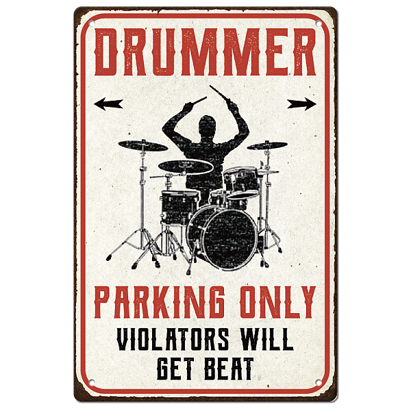 PandaHall Vintage Metal Tin Sign, Iron Wall Decor for Bars, Restaurants, Cafes Pubs, Rectangle, Drum Kit, 300x200x0.5mm Iron Musical...
PandaHall Vintage Metal Tin Sign, Iron Wall Decor for Bars, Restaurants, Cafes Pubs, Rectangle, Drum Kit, 300x200x0.5mm Iron Musical...