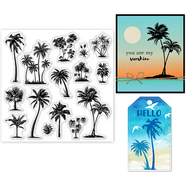 PandaHall GLOBLELAND Coconut Tree Clear Stamps for DIY Scrapbooking Decor Tropical Tree Silhouette Transparent Silicone Stamps for Making...
PandaHall GLOBLELAND Coconut Tree Clear Stamps for DIY Scrapbooking Decor Tropical Tree Silhouette Transparent Silicone Stamps for Making...