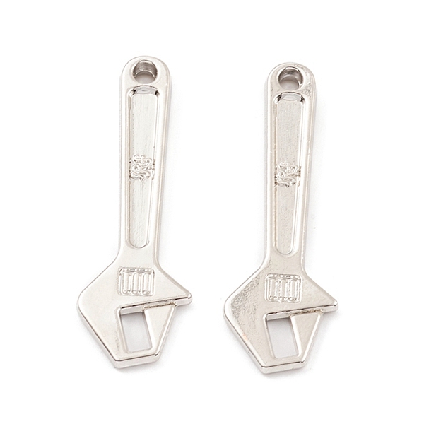 PandaHall Alloy Pendants, Long-Lasting Plated, Lead Free & Cadmium Free, Wrench, Platinum, 40x13x2mm, Hole: 2.5mm Alloy Tool
PandaHall Alloy Pendants, Long-Lasting Plated, Lead Free & Cadmium Free, Wrench, Platinum, 40x13x2mm, Hole: 2.5mm Alloy Tool