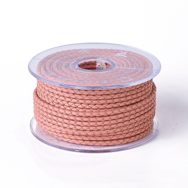 PandaHall Braided Cowhide Cord, Leather Jewelry Cord, Jewelry DIY Making Material, Salmon, 3mm, about 5.46 yards(5m)/roll Cowhide Round Red
PandaHall Braided Cowhide Cord, Leather Jewelry Cord, Jewelry DIY Making Material, Salmon, 3mm, about 5.46 yards(5m)/roll Cowhide Round Red