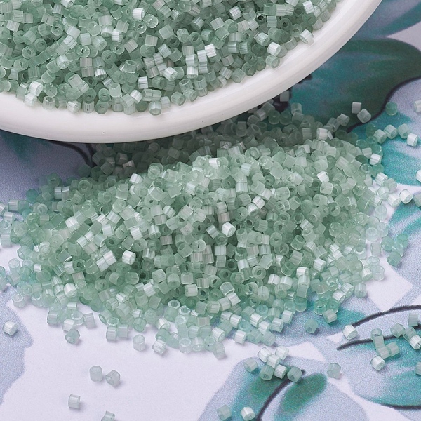 PandaHall MIYUKI Delica Beads, Cylinder, Japanese Seed Beads, 11/0, (DB0829) Pale Moss Green Silk Satin, 1.3x1.6mm, Hole: 0.8mm, about...
PandaHall MIYUKI Delica Beads, Cylinder, Japanese Seed Beads, 11/0, (DB0829) Pale Moss Green Silk Satin, 1.3x1.6mm, Hole: 0.8mm, about...