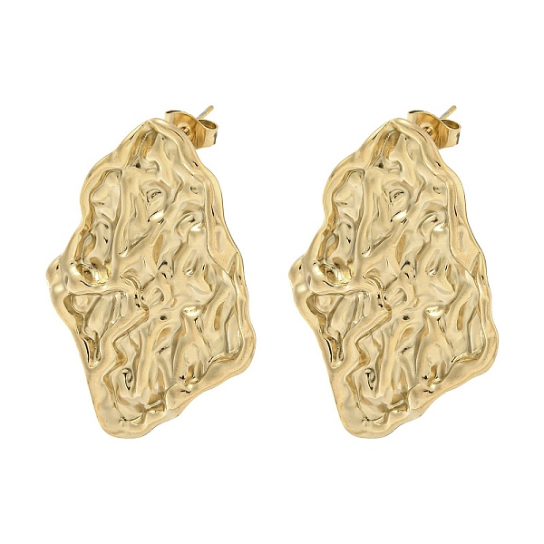 PandaHall 304 Stainless Steel Stud Earrings, Textured Polygon, Golden, 40x27.5mm 304 Stainless Steel Polygon
PandaHall 304 Stainless Steel Stud Earrings, Textured Polygon, Golden, 40x27.5mm 304 Stainless Steel Polygon
