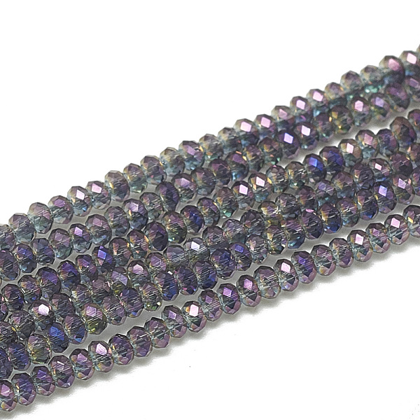 PandaHall Electroplate Glass Beads Strands, Faceted, Rondelle, Medium Purple, 2.5x1.5mm, Hole: 0.8mm, about 160~165pcs/strand, 13.78...
PandaHall Electroplate Glass Beads Strands, Faceted, Rondelle, Medium Purple, 2.5x1.5mm, Hole: 0.8mm, about 160~165pcs/strand, 13.78...