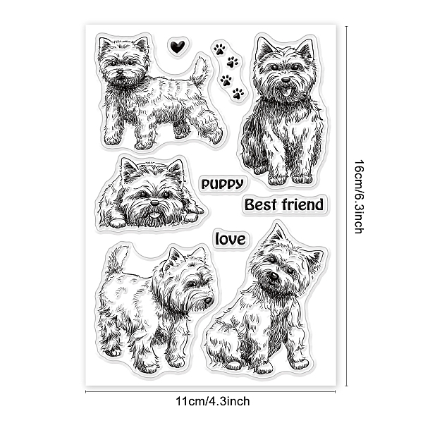 PandaHall BENECREAT 16x11cm Dog Clear Stamps, Love/Best Friends/Puppy Transparent Silicone Stamps for Card Making Journal Decoration and DIY...
PandaHall BENECREAT 16x11cm Dog Clear Stamps, Love/Best Friends/Puppy Transparent Silicone Stamps for Card Making Journal Decoration and DIY...