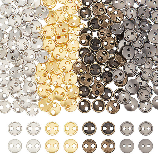 PandaHall 200Pcs 4 Colors Alloy Mini Buttons, 2-Hole, Flat Round, Cadmium Free & Lead Free, Mixed Color, 6x1mm, Hole: 1mm, 50pcs/color Alloy...
PandaHall 200Pcs 4 Colors Alloy Mini Buttons, 2-Hole, Flat Round, Cadmium Free & Lead Free, Mixed Color, 6x1mm, Hole: 1mm, 50pcs/color Alloy...