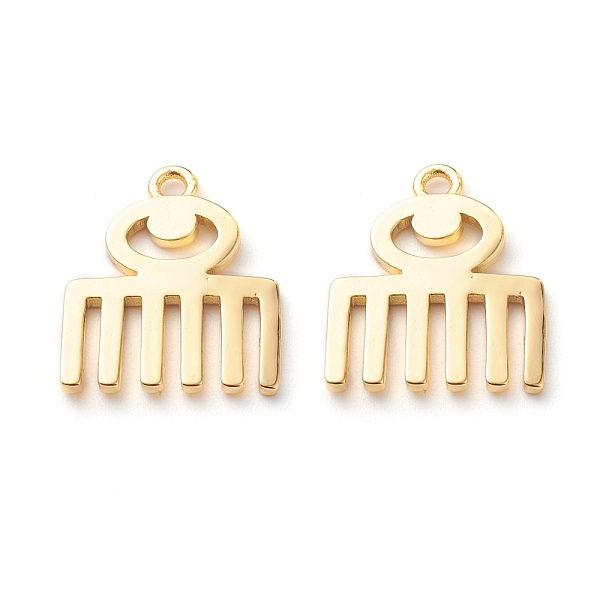 PandaHall Brass Pendants, Long-Lasting Plated, Adinkra Symbols DUAFE, Real 18K Gold Plated, 17x14x1mm, Hole: 1.5mm Brass Symbol
PandaHall Brass Pendants, Long-Lasting Plated, Adinkra Symbols DUAFE, Real 18K Gold Plated, 17x14x1mm, Hole: 1.5mm Brass Symbol