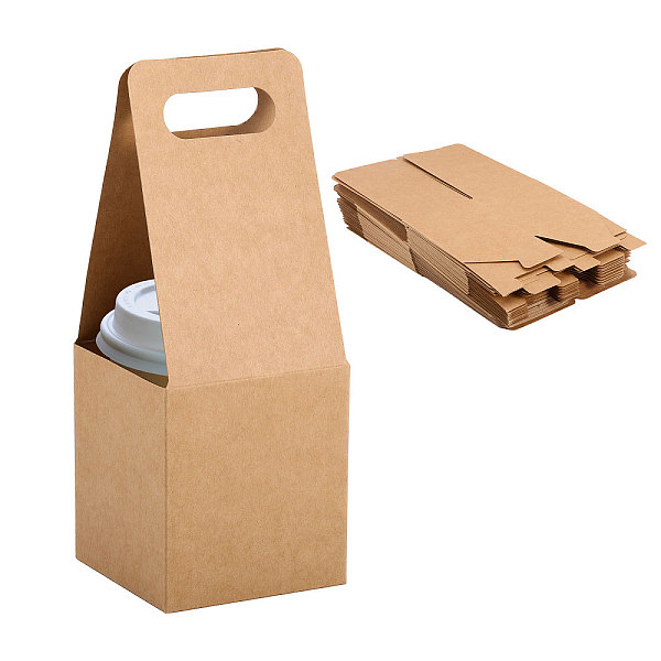 PandaHall Kraft Paper Box for Drink Holder, Square, Wheat, 9x9x24cm Paper Square Orange
PandaHall Kraft Paper Box for Drink Holder, Square, Wheat, 9x9x24cm Paper Square Orange