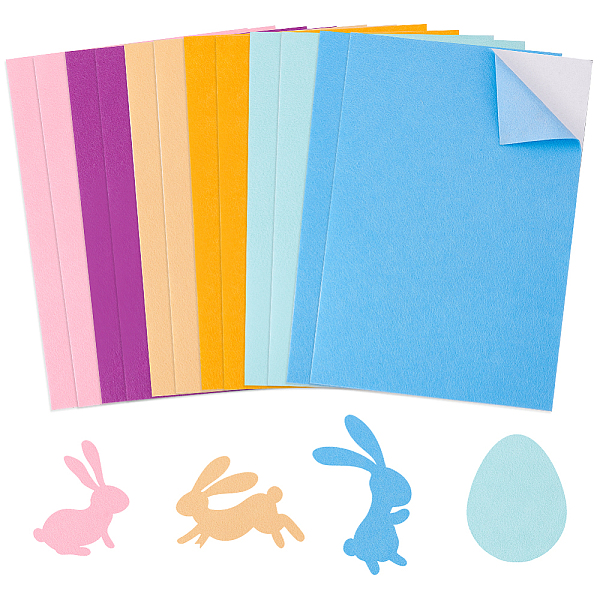PandaHall BENECREAT 12Pcs 6 Colors Self-adhesive Felt Fabric, for DIY Sewing Crafts, Patchwork, School Projects, Mixed Color, 30x20.5x0.11cm..., Multicolor
PandaHall BENECREAT 12Pcs 6 Colors Self-adhesive Felt Fabric, for DIY Sewing Crafts, Patchwork, School Projects, Mixed Color, 30x20.5x0.11cm..., Multicolor
