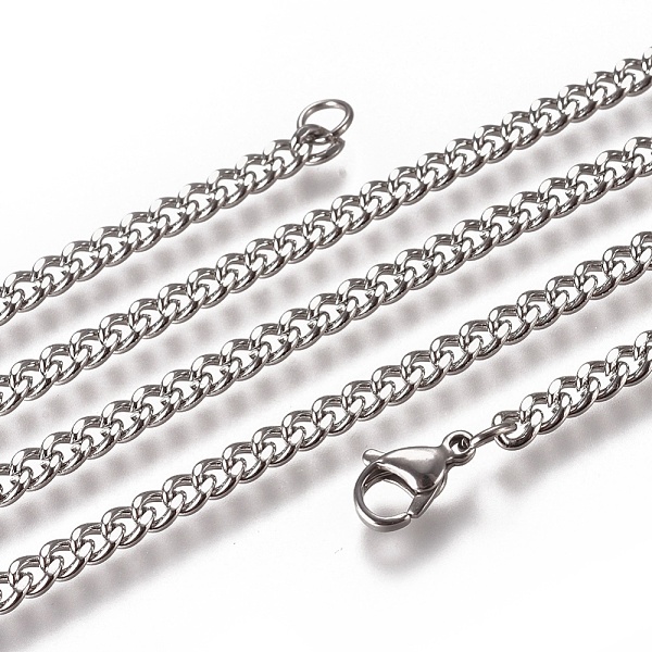 PandaHall Men's Cuban Link Chain Necklaces, Fashionable 304 Stainless Steel Necklaces, with Lobster Claw Clasps, Stainless Steel Color...
PandaHall Men's Cuban Link Chain Necklaces, Fashionable 304 Stainless Steel Necklaces, with Lobster Claw Clasps, Stainless Steel Color...
