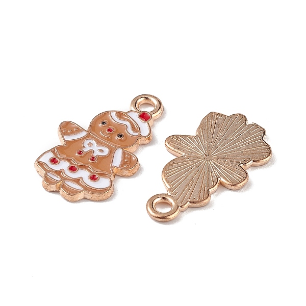 PandaHall Christmas Alloy Enamel Pendants, Gingerbread Man Charm, Light Gold, Camel, 20x11.5x1mm, Hole: 2mm Alloy+Enamel Human Brown
PandaHall Christmas Alloy Enamel Pendants, Gingerbread Man Charm, Light Gold, Camel, 20x11.5x1mm, Hole: 2mm Alloy+Enamel Human Brown