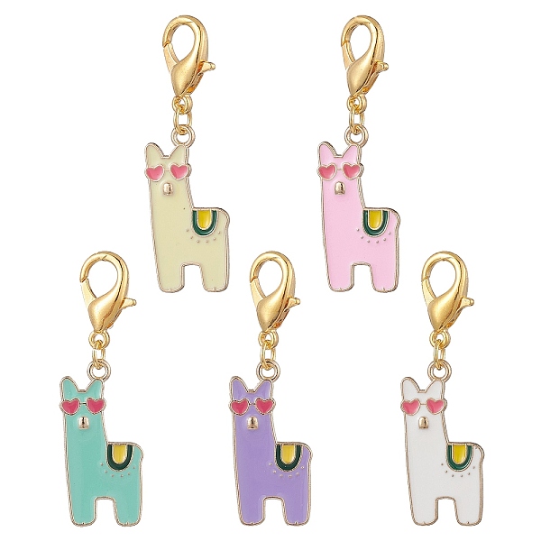PandaHall Alpaca Alloy Enamel Pendant Decorations, with Lobster Claw Clasps, for Keychain, Purse, Backpack Ornament, Mixed Color, 43mm..., Multicolor
PandaHall Alpaca Alloy Enamel Pendant Decorations, with Lobster Claw Clasps, for Keychain, Purse, Backpack Ornament, Mixed Color, 43mm..., Multicolor
