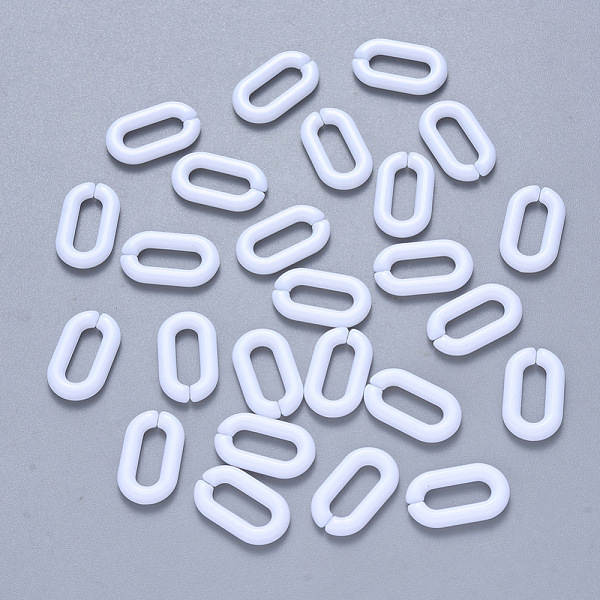 PandaHall Opaque Acrylic Linking Rings, Quick Link Connectors, For Jewelry Cable Chains Making, Oval, White, 14x8.5x2.5mm, Inner Diameter...
PandaHall Opaque Acrylic Linking Rings, Quick Link Connectors, For Jewelry Cable Chains Making, Oval, White, 14x8.5x2.5mm, Inner Diameter...