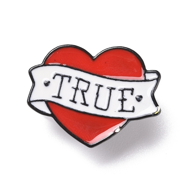 PandaHall True Word Enamel Pin, Heart Alloy Badge for Backpack Clothes, Electrophoresis Black, Red, 21x27x1.5mm, Pin: 1.3mm Alloy+Enamel...
PandaHall True Word Enamel Pin, Heart Alloy Badge for Backpack Clothes, Electrophoresis Black, Red, 21x27x1.5mm, Pin: 1.3mm Alloy+Enamel...