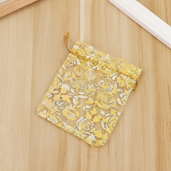 PandaHall Rectangle Organza Drawstring Gift Bags, Gold Stamping Rose Pouches for Wedding Party Gift Storage, Gold, 12x9cm Organza Rectangle...
PandaHall Rectangle Organza Drawstring Gift Bags, Gold Stamping Rose Pouches for Wedding Party Gift Storage, Gold, 12x9cm Organza Rectangle...