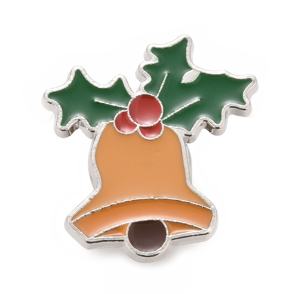 PandaHall Christmas Bell Enamel Pin, Alloy Badge for Backpack Clothes, Platinum, Sandy Brown, 26x24x1.5mm Alloy+Enamel
PandaHall Christmas Bell Enamel Pin, Alloy Badge for Backpack Clothes, Platinum, Sandy Brown, 26x24x1.5mm Alloy+Enamel