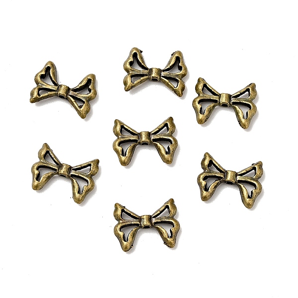 PandaHall Tibetan Style Alloy Beads, Bowknot, Antique Bronze, 10x13x2.5mm, Hole: 1.2mm Alloy Bowknot
PandaHall Tibetan Style Alloy Beads, Bowknot, Antique Bronze, 10x13x2.5mm, Hole: 1.2mm Alloy Bowknot