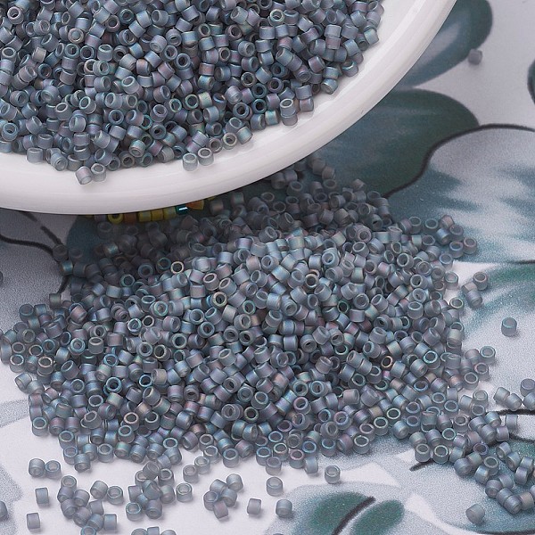 PandaHall MIYUKI Delica Beads Small, Cylinder, Japanese Seed Beads, 15/0, (DBS0863) Matte Transparent Gray AB, 1.1x1.3mm, Hole: 0.7mm, about...
PandaHall MIYUKI Delica Beads Small, Cylinder, Japanese Seed Beads, 15/0, (DBS0863) Matte Transparent Gray AB, 1.1x1.3mm, Hole: 0.7mm, about...
