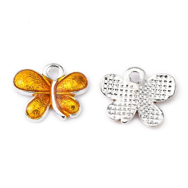 PandaHall Alloy Enamel Charms, Cadmium Free & Lead Free, Butterfly, Silver Color Plated, Yellow, 13.5x11x2.5mm, Hole: 1.5mm Alloy+Enamel...
PandaHall Alloy Enamel Charms, Cadmium Free & Lead Free, Butterfly, Silver Color Plated, Yellow, 13.5x11x2.5mm, Hole: 1.5mm Alloy+Enamel...