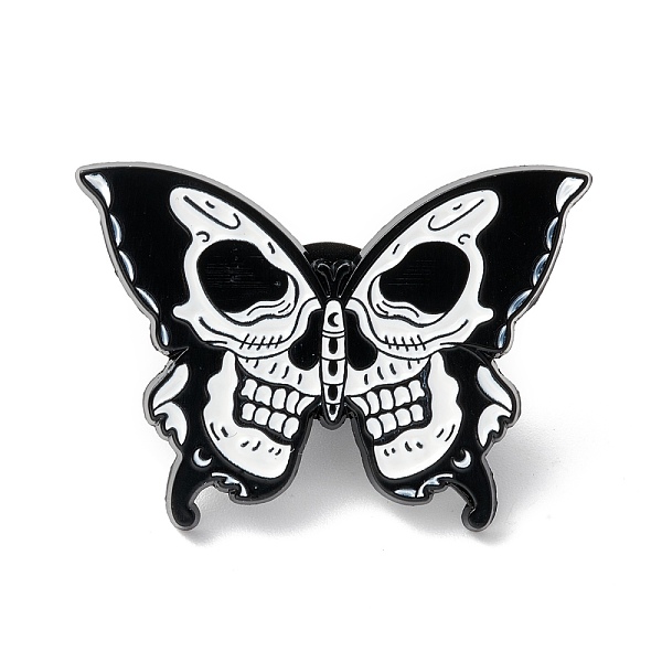 PandaHall Butterfly Skull Enamel Pin, Halloween Alloy Brooch for Backpack Clothes, Electrophoresis Black, White, 22x30x1.5mm, Pin: 1mm...
PandaHall Butterfly Skull Enamel Pin, Halloween Alloy Brooch for Backpack Clothes, Electrophoresis Black, White, 22x30x1.5mm, Pin: 1mm...