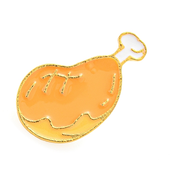 PandaHall Food Theme Enamel Pin, Golden Alloy Brooch for Backpack Clothes, Chicken Drumstick, Orange, 27x15x1.5mm Alloy+Enamel Food Orange
PandaHall Food Theme Enamel Pin, Golden Alloy Brooch for Backpack Clothes, Chicken Drumstick, Orange, 27x15x1.5mm Alloy+Enamel Food Orange