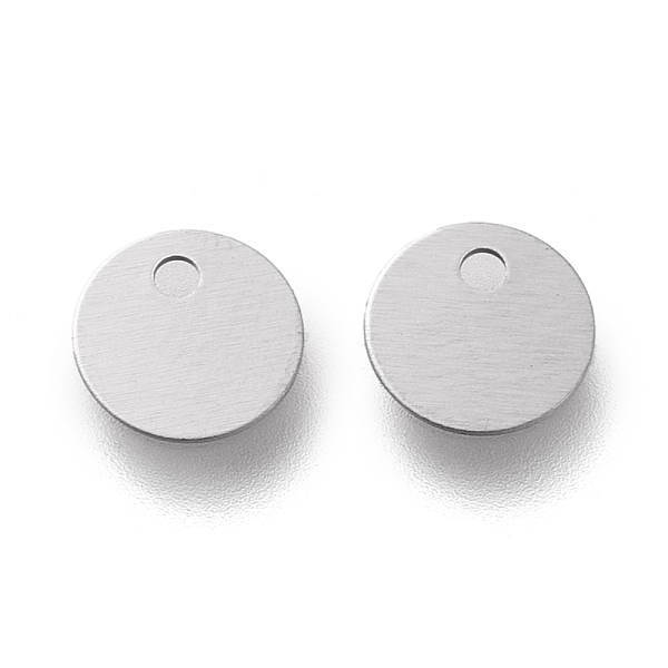 PandaHall 304 Stainless Steel Charms, Laser Cut, Stamping Blank Tag, Flat Round, Stainless Steel Color, 6x0.3mm, Hole: 1mm 304 Stainless...
PandaHall 304 Stainless Steel Charms, Laser Cut, Stamping Blank Tag, Flat Round, Stainless Steel Color, 6x0.3mm, Hole: 1mm 304 Stainless...