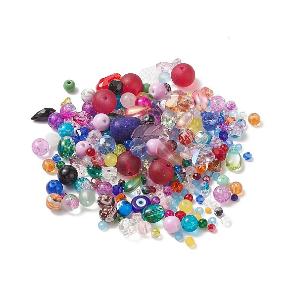 PandaHall Luck Bag, Mixed Style Glass Beads, Mixed Shapes, Random Color Glass Multicolor
PandaHall Luck Bag, Mixed Style Glass Beads, Mixed Shapes, Random Color Glass Multicolor