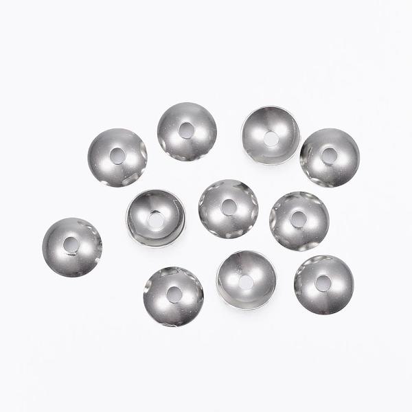 PandaHall 201 Stainless Steel Bead Caps, Apetalous, Stainless Steel Color, 8x2mm, Hole: 2mm 201 Stainless Steel
PandaHall 201 Stainless Steel Bead Caps, Apetalous, Stainless Steel Color, 8x2mm, Hole: 2mm 201 Stainless Steel