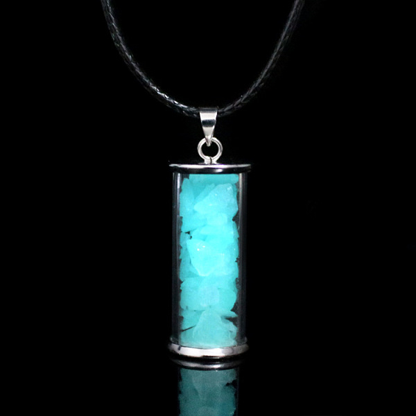 PandaHall Glass Wishing Bottle with Synthetic Luminaries Stone Pendant Necklace, Glow In The Dark Drifting Bottle Necklace for Women, Cyan...
PandaHall Glass Wishing Bottle with Synthetic Luminaries Stone Pendant Necklace, Glow In The Dark Drifting Bottle Necklace for Women, Cyan...