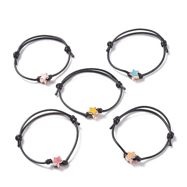 PandaHall Star Beaded Cord Bracelet, Adjustable Friendship Bracelet for Women, Mixed Color, Inner Diameter: 2-1/2~3-1/2 inch(6.4~8.9cm)..., Multicolor
PandaHall Star Beaded Cord Bracelet, Adjustable Friendship Bracelet for Women, Mixed Color, Inner Diameter: 2-1/2~3-1/2 inch(6.4~8.9cm)..., Multicolor