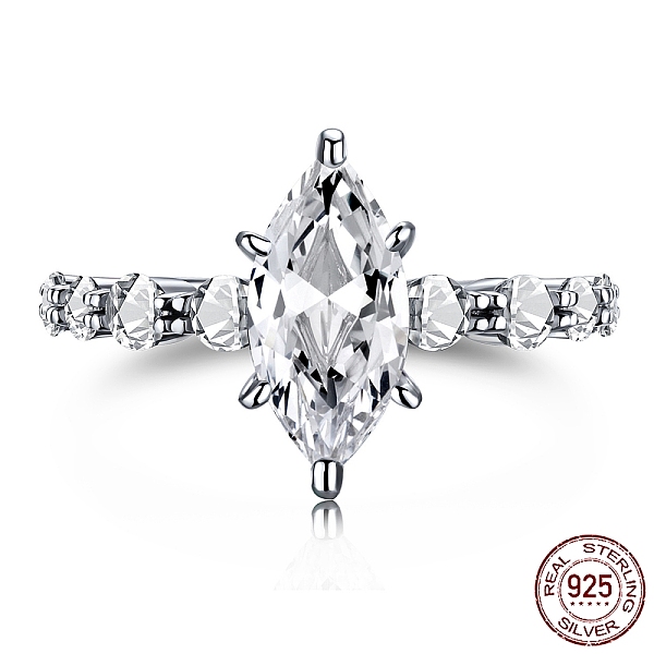 PandaHall Rhodium Plated 925 Sterling Silver Finger Rings, Engagement Ring, with Cubic Zirconia Horse Eye for Women, Real Platinum Plated..., Clear
PandaHall Rhodium Plated 925 Sterling Silver Finger Rings, Engagement Ring, with Cubic Zirconia Horse Eye for Women, Real Platinum Plated..., Clear