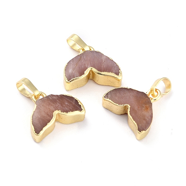 PandaHall Natural Sunstone Pendants, with Golden Brass Edge Findings, Fish Tail, 12.5~13x15~15.5x5~6mm, Hole: 5x4mm Sunstone Fish
PandaHall Natural Sunstone Pendants, with Golden Brass Edge Findings, Fish Tail, 12.5~13x15~15.5x5~6mm, Hole: 5x4mm Sunstone Fish