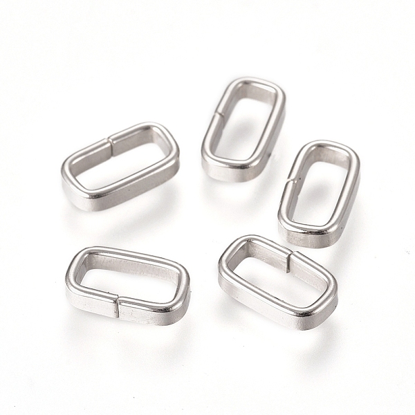 PandaHall 201 Stainless Steel Quick Link Connectors, Linking Rings, Closed but Unsoldered, Rectangle, Stainless Steel Color, 9x5x1.8mm...
PandaHall 201 Stainless Steel Quick Link Connectors, Linking Rings, Closed but Unsoldered, Rectangle, Stainless Steel Color, 9x5x1.8mm...