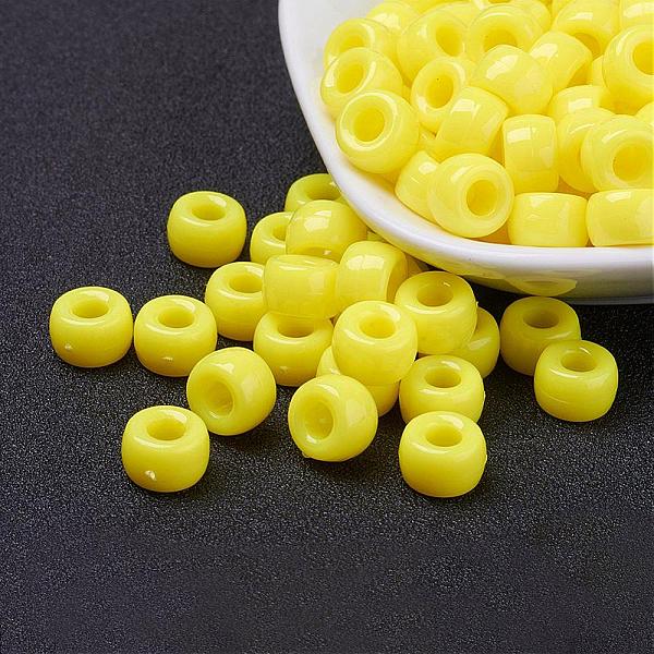 PandaHall Opaque Acrylic European Beads, Barrel, Yellow, 9x6mm, Hole: 4mm, about 1900pcs/500g Acrylic Barrel Yellow
PandaHall Opaque Acrylic European Beads, Barrel, Yellow, 9x6mm, Hole: 4mm, about 1900pcs/500g Acrylic Barrel Yellow