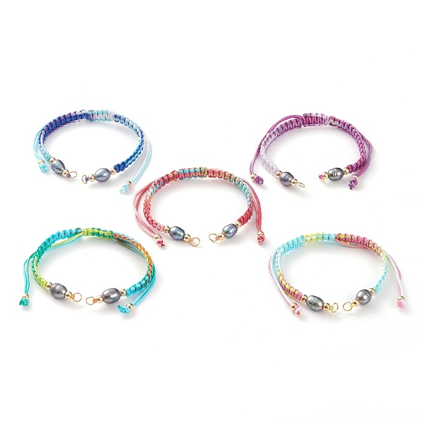 PandaHall Adjustable Polyester Braided Cord Bracelet Making, with Brass Beads, 304 Stainless Steel Jump Rings and Freshwater Pearl Beads..., Multicolor
PandaHall Adjustable Polyester Braided Cord Bracelet Making, with Brass Beads, 304 Stainless Steel Jump Rings and Freshwater Pearl Beads..., Multicolor