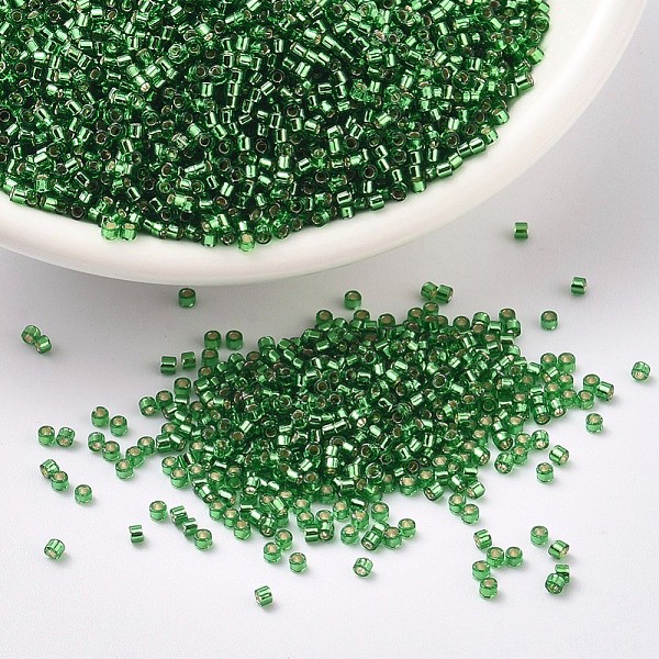 PandaHall MIYUKI Delica Beads, Cylinder, Japanese Seed Beads, 11/0, (DB0046) Silver-Lined Green, 1.3x1.6mm, Hole: 0.8mm, about 2000pcs/10g...
PandaHall MIYUKI Delica Beads, Cylinder, Japanese Seed Beads, 11/0, (DB0046) Silver-Lined Green, 1.3x1.6mm, Hole: 0.8mm, about 2000pcs/10g...